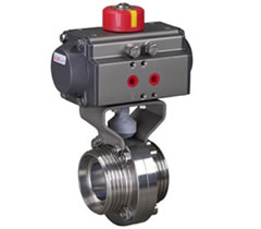 氣動(dòng)衛(wèi)生蝶閥 氣動(dòng)衛(wèi)生蝶閥