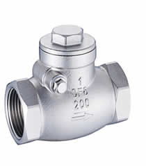 不銹鋼內(nèi)螺紋止回閥 不銹鋼內(nèi)螺紋止回閥